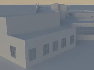 Cultural center 3D Model
