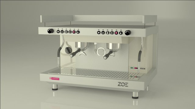 coffee maker 3D Модель .c4d .max .obj .3ds .fbx .stl .blend 