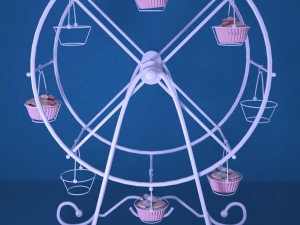 wheel cupcake holder 3D Модель
