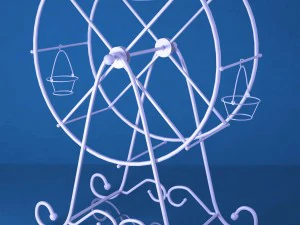 व्हील कपकेक होल्डर 3D मॉडल