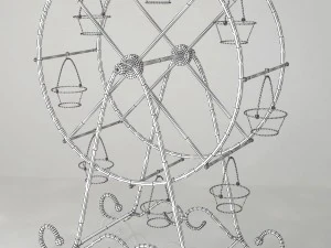 व्हील कपकेक होल्डर 3D मॉडल