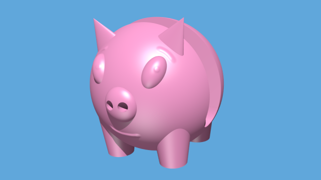 Download wacom intuos pro stand three piggies 3D Model