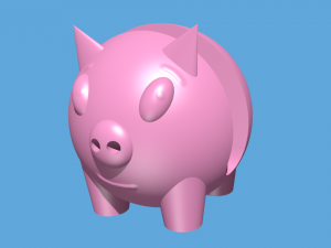 wacom intuos pro stand three piggies 3D Print Model