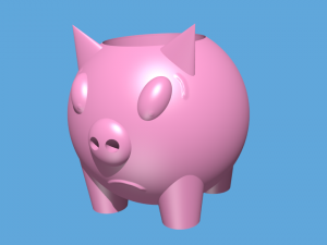 wacom intuos pro stand three piggies 3D Print Model