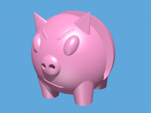wacom intuos pro stand three piggies 3D Print Model