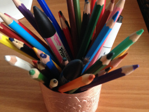 skull pen holder Modello di stampa 3D