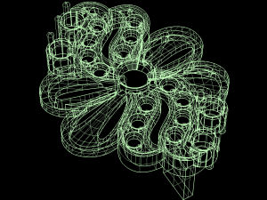 bowknot earring 3D Modell