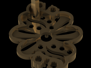 bowknot earring 3D Modell