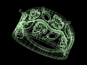 grapes ring part of garniture Modello 3D