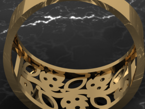 grapes ring part of garniture Modello 3D