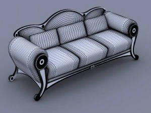 sofa tabarca 3D Model