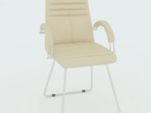 cadeira cromada gal&aacute;xia Modelo 3D