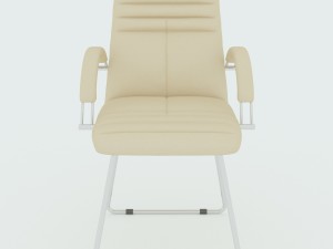 galaxy chrome chair Modelo 3D