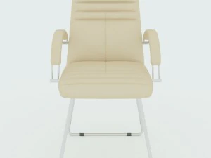 galaxy chrome chair 3D Model