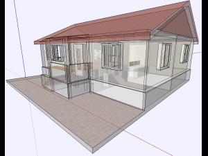 vacation home Model 3D
