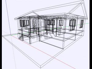 vacation home Model 3D