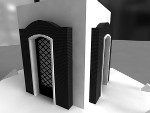 homs city watch tower 3D मॉडल