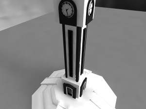 homs city watch tower 3D मॉडल