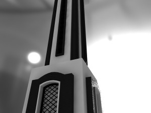 homs city watch tower 3D मॉडल