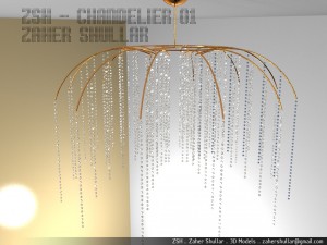 chandelier 01 3D Model