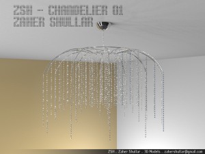 chandelier 01 3D Model
