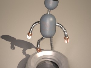 simple robot 01 3D 模型