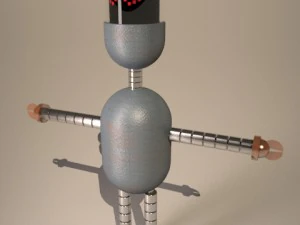 simple robot 01 3D Model