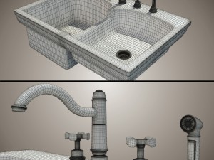 kitchen sink 3Dモデル