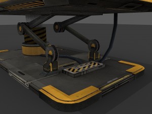 sci fi hologram table Model 3D