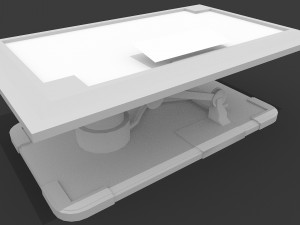 sci fi hologram table Model 3D