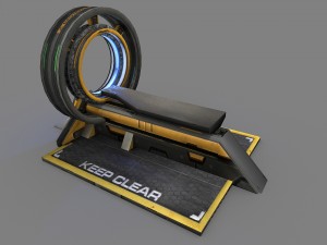 sci fi med scanner Model 3D