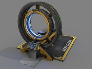 sci fi med scanner Modelo 3D