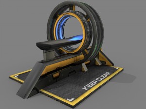 sci fi med scanner Modelo 3D