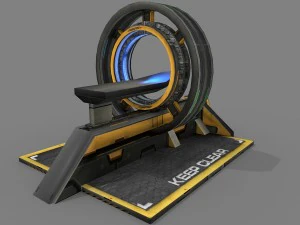 sci fi med scanner 3D Model