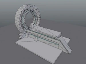 sci fi med scanner 3D Model