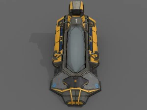 sci fi cryo pod 3D Model