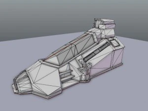sci fi cryo pod 3D Model
