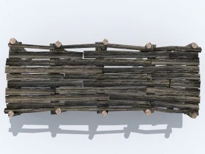 wooden bridges pack 3D Model