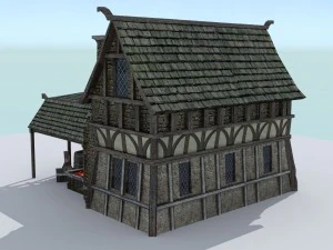 medieval village builder 3D Model