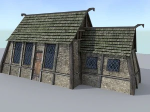 medieval village builder 3D Model