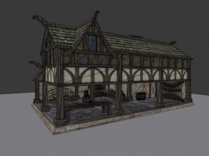 medieval village builder 3D मॉडल