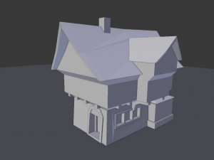 medieval town builder Model 3D