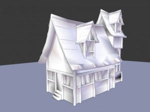 medieval town builder Model 3D