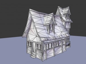 medieval town builder Model 3D