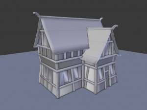 medieval village house 1 3D Модель