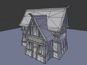 medieval village house 1 3D Модель