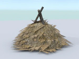 hay bales pack 3D Model