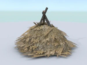 hay bales pack 3D Model