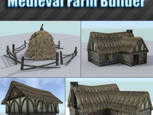 medieval farm builder Modelo 3D