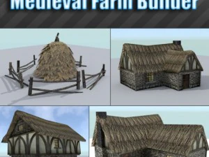 medieval farm builder 3D Model